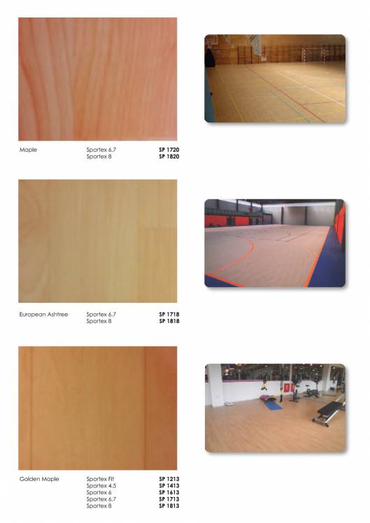 SPORTEX. Pavimentos vinílicos deportivos. 5