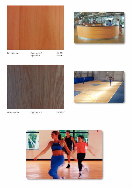 SPORTEX. Pavimentos vinílicos deportivos. 6