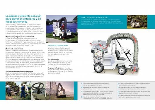 TENNANT ATLV 4300 Aspiradora de basura todo terreno 2