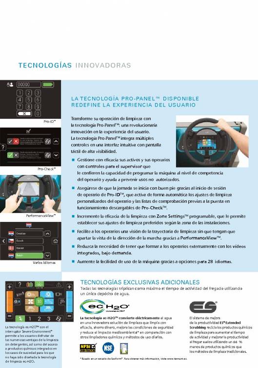 TENNANT M17. Fregadora-barredora de conductor sentado a baterías. 5