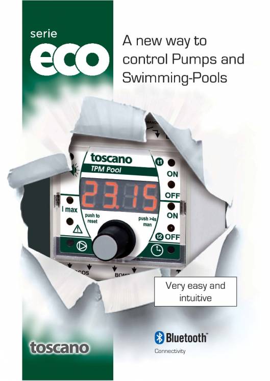 TOSCANO Eco.  Pump controllers and swimming-pools 2015. 1