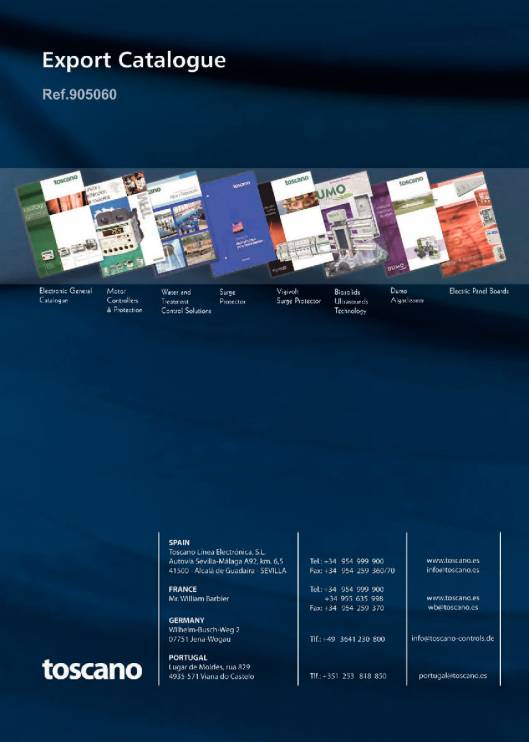 TOSCANO. Export catalog. 32