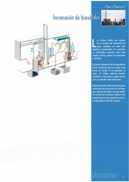 TOSCANO. Soluciones de control para agua y depuración. 19