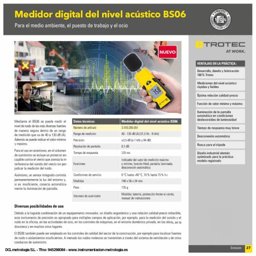 TROTEC Metrologia 2015 27