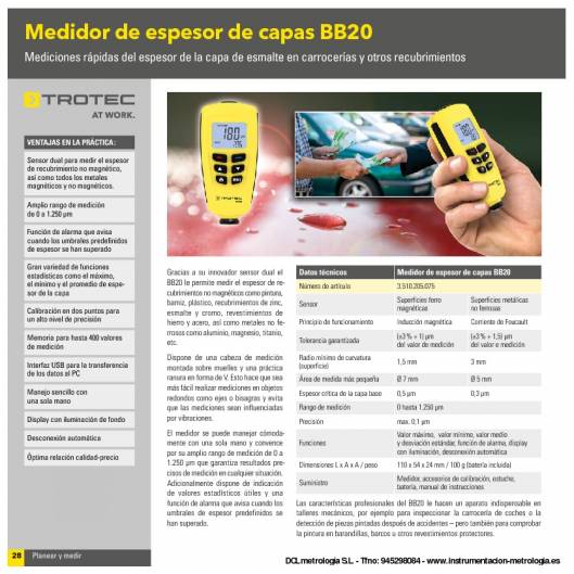 TROTEC Metrologia 2015 28