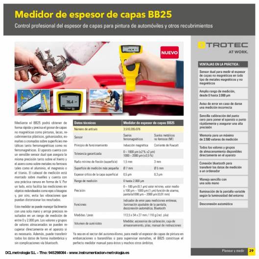 TROTEC Metrologia 2015 29