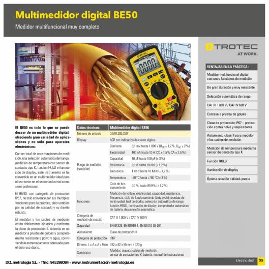 TROTEC Metrologia 2015 35