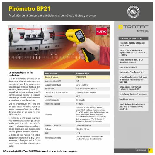 TROTEC Metrologia 2015 9