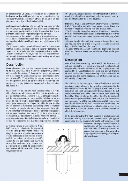 Catálogo UNE Acoplamientos flexibles 5
