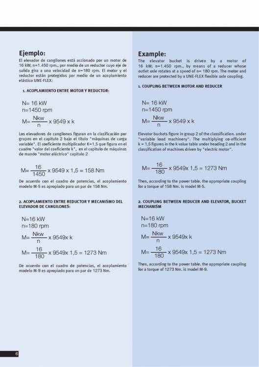 Catálogo UNE Acoplamientos flexibles 8