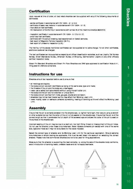 VAN-BEEST. Shackles catalogue. 2