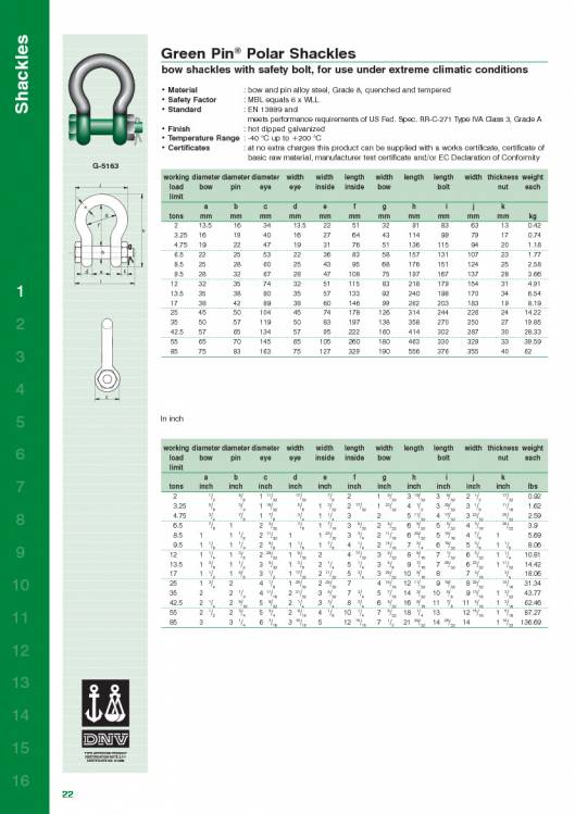 VAN-BEEST. Shackles catalogue. 13