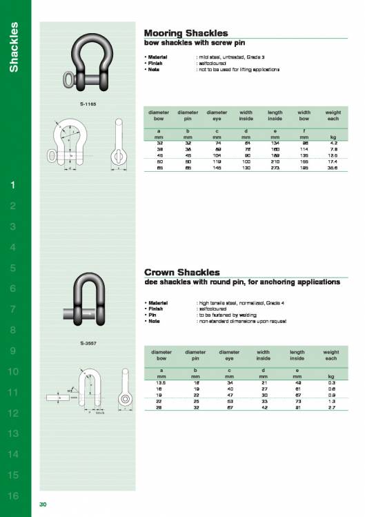 VAN-BEEST. Shackles catalogue. 21