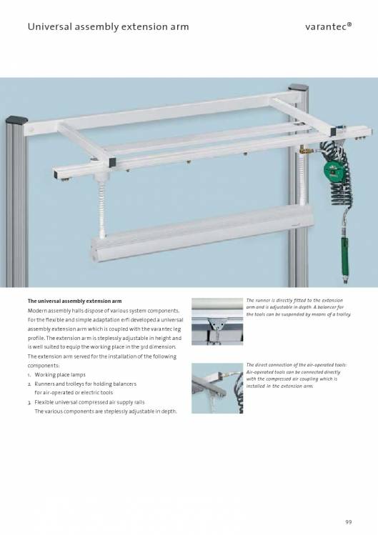 Catálogo VARANTEC Bancos de trabajo 101