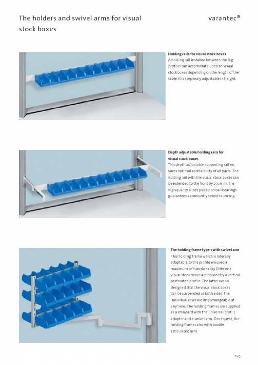 Catálogo VARANTEC Bancos de trabajo 107