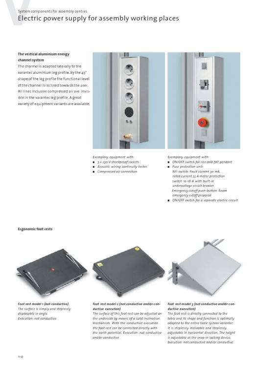 Catálogo VARANTEC Bancos de trabajo 112