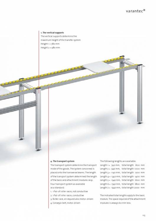 Catálogo VARANTEC Bancos de trabajo 117