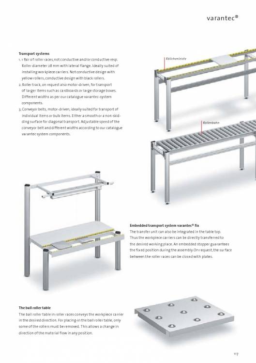 Catálogo VARANTEC Bancos de trabajo 119