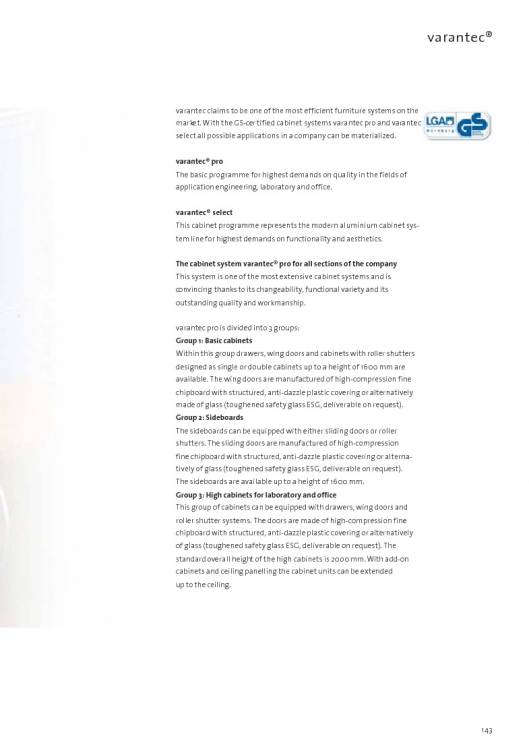 Catálogo VARANTEC Bancos de trabajo 145