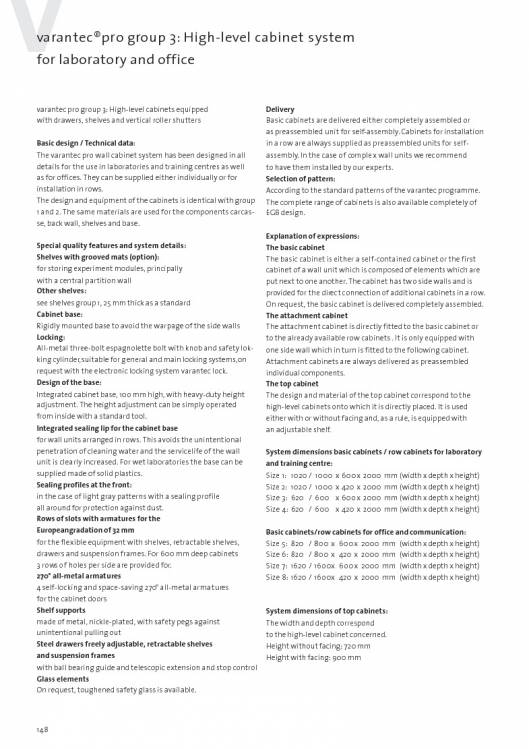 Catálogo VARANTEC Bancos de trabajo 150