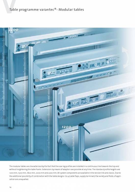 Catálogo VARANTEC Bancos de trabajo 16