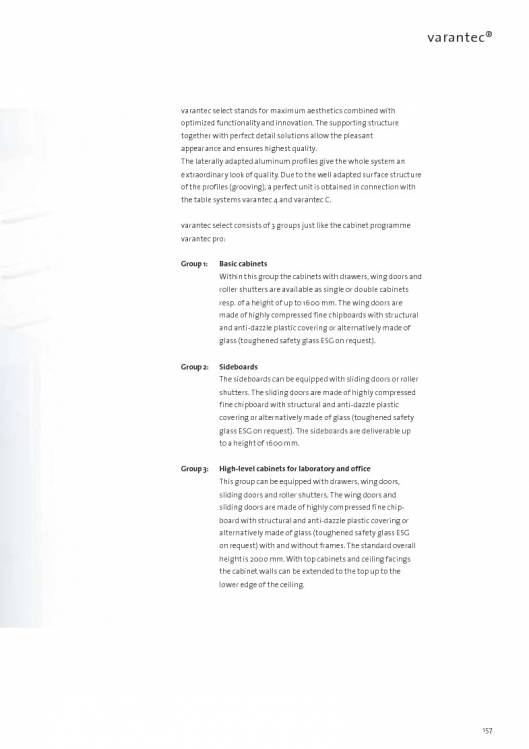 Catálogo VARANTEC Bancos de trabajo 159