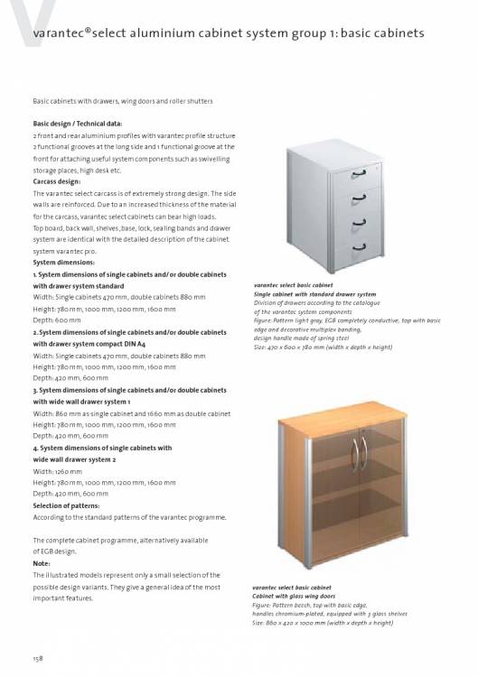 Catálogo VARANTEC Bancos de trabajo 160