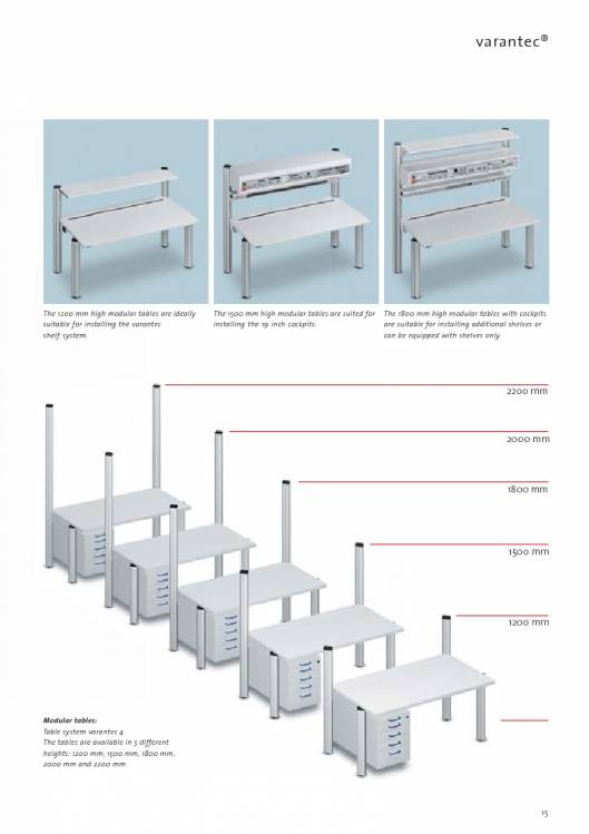 Catálogo VARANTEC Bancos de trabajo 17