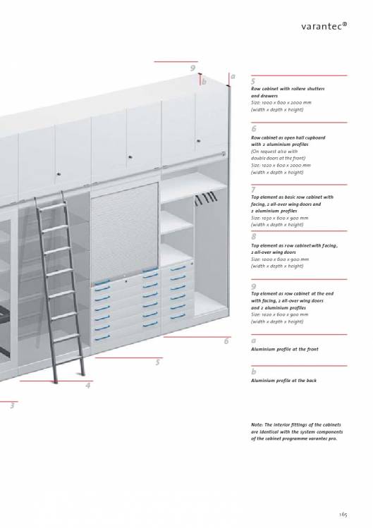 Catálogo VARANTEC Bancos de trabajo 167