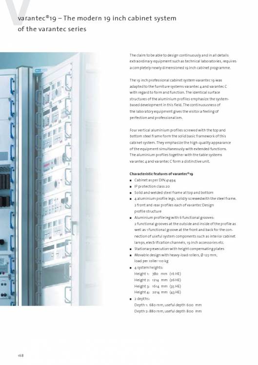 Catálogo VARANTEC Bancos de trabajo 170