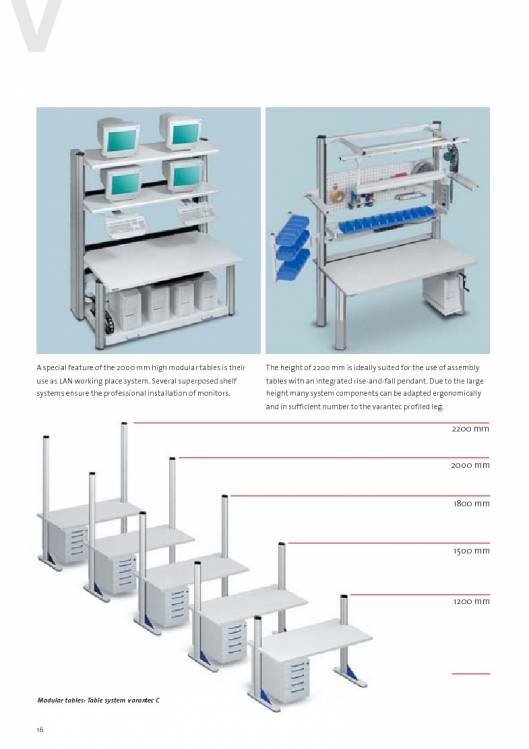 Catálogo VARANTEC Bancos de trabajo 18