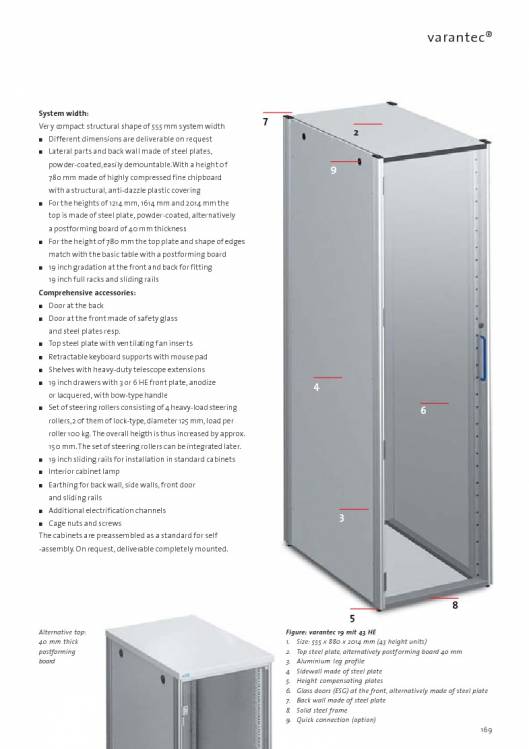 Catálogo VARANTEC Bancos de trabajo 171