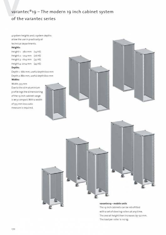 Catálogo VARANTEC Bancos de trabajo 172