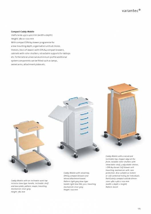 Catálogo VARANTEC Bancos de trabajo 177