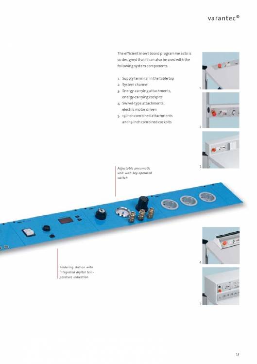 Catálogo VARANTEC Bancos de trabajo 37