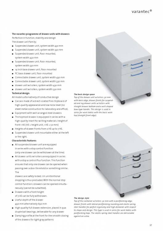 Catálogo VARANTEC Bancos de trabajo 39