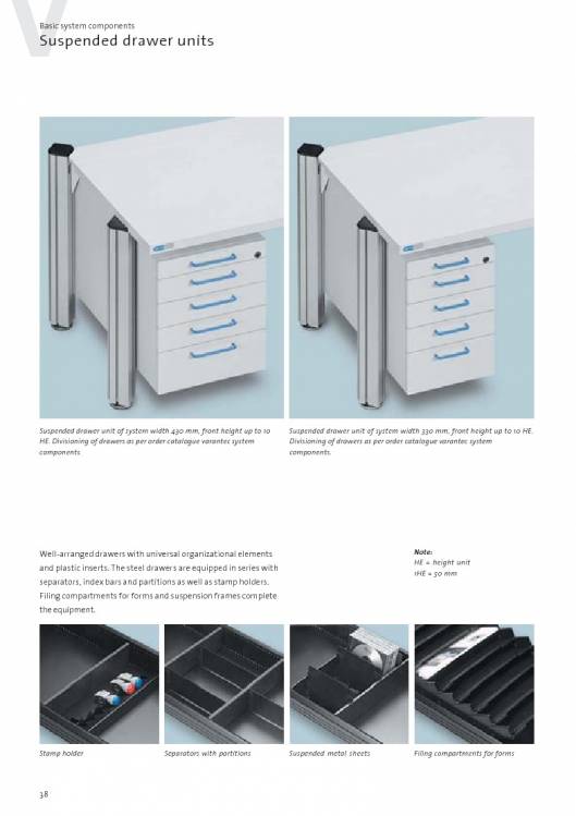 Catálogo VARANTEC Bancos de trabajo 40