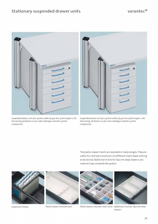 Catálogo VARANTEC Bancos de trabajo 41