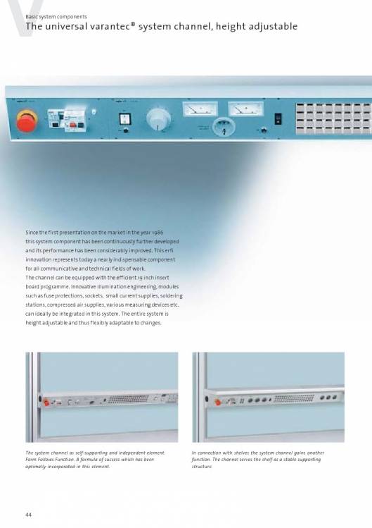 Catálogo VARANTEC Bancos de trabajo 46