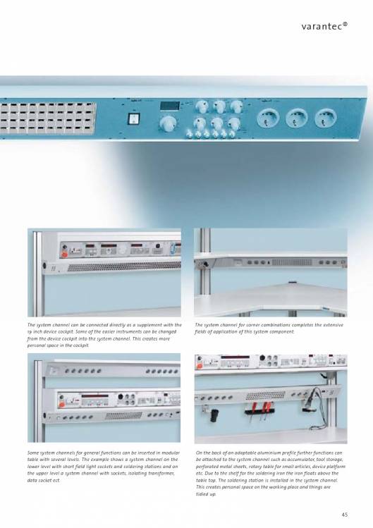 Catálogo VARANTEC Bancos de trabajo 47