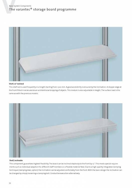 Catálogo VARANTEC Bancos de trabajo 54