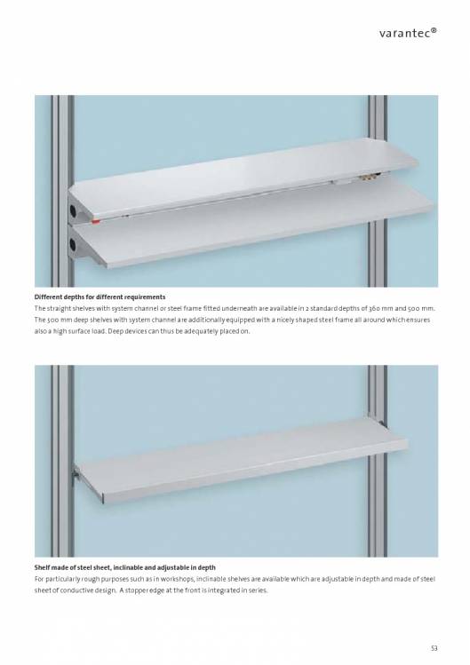 Catálogo VARANTEC Bancos de trabajo 55