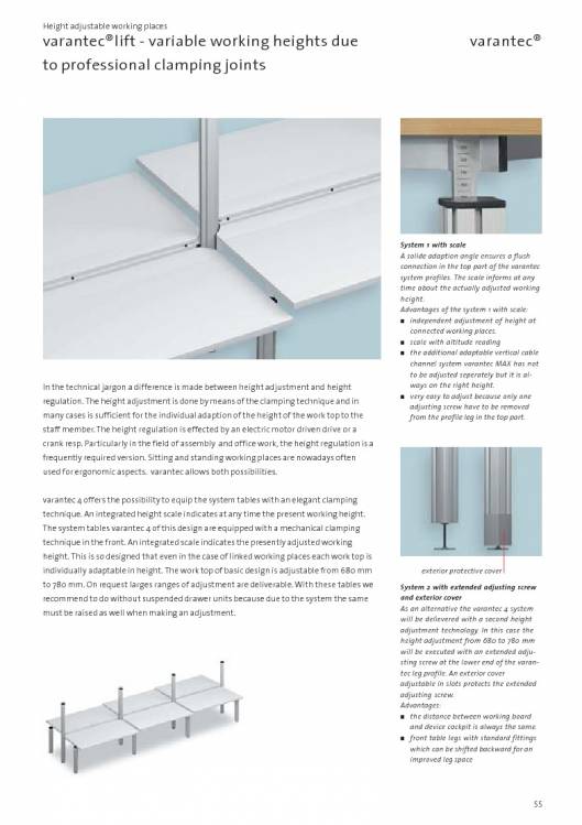 Catálogo VARANTEC Bancos de trabajo 57