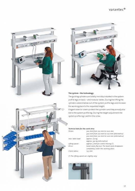 Catálogo VARANTEC Bancos de trabajo 59