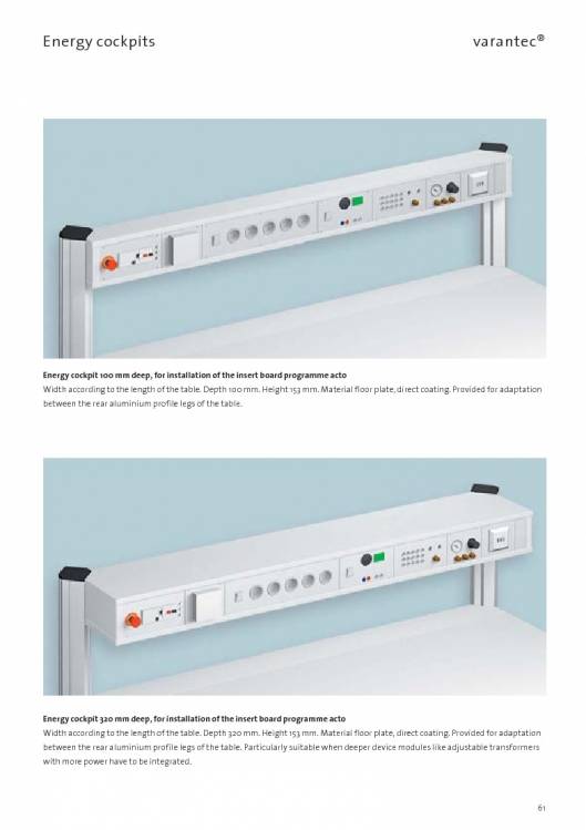 Catálogo VARANTEC Bancos de trabajo 63