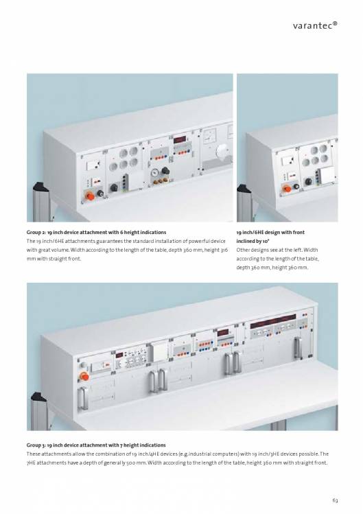 Catálogo VARANTEC Bancos de trabajo 65