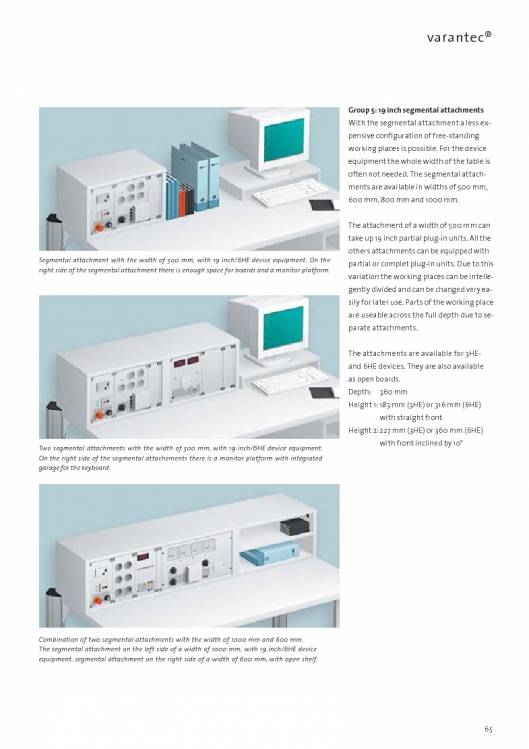 Catálogo VARANTEC Bancos de trabajo 67