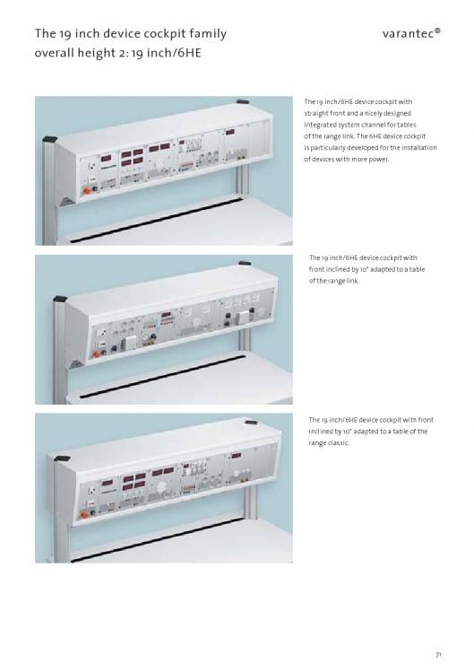 Catálogo VARANTEC Bancos de trabajo 73