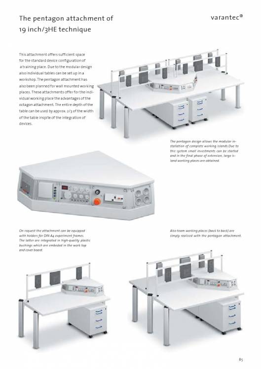 Catálogo VARANTEC Bancos de trabajo 87