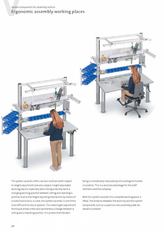 Catálogo VARANTEC Bancos de trabajo 100